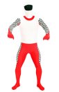 Racer Zentai Suit | Red and Black Spandex Lycra Racer Zentai Suit | Red and Black Spandex Lycra
