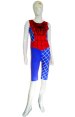 Red and Blue S-guy Spandex Lycra Leotard