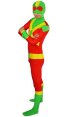 Red and Green Superhero Spandex Lycra Zentai Suit
