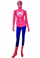 Red and White S-guy Spandex lcyra Costume
