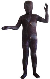 Red Galaxy Spandex Lycra Kids Zentai Suit