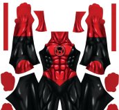 Red Lantern Printed Spandex Lycra Costume