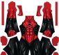 Red Lantern Printed Spandex Lycra Costume