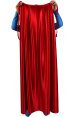 Red Shiny Spandex Superman Cape