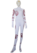 Red Vortex Pattern Spandex Lycra Superhero Costume