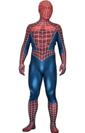 REV S-guy Printed Spandex Lycra Costume with 3D Muscle Shadings no Symbol