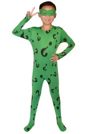 Riddler Green Kids Catsuit