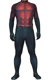 Robin BvS DOJ Printed Spandex Lycra Bodysuit no Hood
