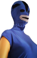 Royal Blue and Orange Spandex Lycra Full Bodysuit