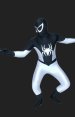 S-guy-Black and White Lycra Spandex Zentai Suit
