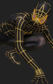 S-guy Bodysuit | Black and Yellow Lycra S-guy Costume