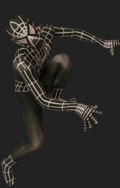 S-guy Bodysuits | Black Lycra S-guy Costume