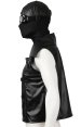 S-guy Noir Black Fake Leather Vest