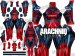 SCARLET Mary Jane Dye-Sub Printed Spandex Lycra Costume