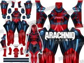 SCARLET Mary Jane Dye-Sub Printed Spandex Lycra Costume