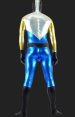 Silver, Gold and Blue Shiny Metallic Full Body Suit/ Zentai Suit