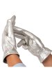 Silver Leahter Gloves