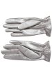 Silver Leahter Gloves