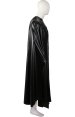 Single Layered Fake Leather Black B-guy Cape