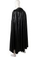 Single Layered Fake Leather Black B-guy Cape