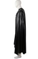 Single Layered Fake Leather Black B-guy Cape
