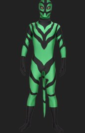 Smallville Green Arrow Animal Spandex Lycra Catsuit with Tail