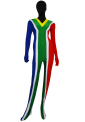 South Africa Flag Zentai Suit South Africa Flag Zentai Suit