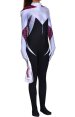 Spider Gwen Stacy | White and Black Zentai Costume with 3D Breasts Shades