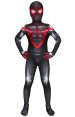 Spider Man PS5 Miles Morales Printed Spandex Lycra Costume for Kid