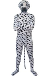 Spotty Dog Printed Face Spandex Lycra Zentai Costume