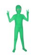 Spring Green Open Eyes Kids Zentai Suit