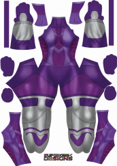 StarFire Printed Spandex Lycra Costume