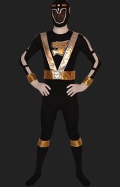 Super Sentai | Engine Sentai Go-onger Go-On Black Full Bodysuit