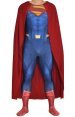 Superman Dawn of Justice Sub-Dye Costume with Chest Symbol and Cape