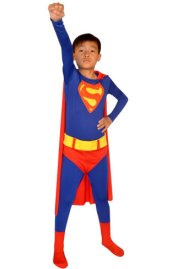 Superman Kids Zentai Costume