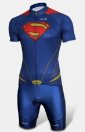 Superman Man of Steal Printing Triathlon Skinsuit