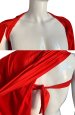 Superman Printed Spandex Lycra Costume with Chest Symbol and Red Cape