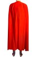 Superman Printed Spandex Lycra Costume with Chest Symbol and Red Cape