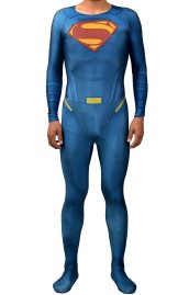 Superman Printed Spandex Lycra Costume without hood and gloves