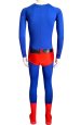 Superman Spandex Lycra Costume with Chest Symbol and Cape with Symbol