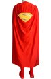 Superman Spandex Lycra Costume with Chest Symbol and Cape with Symbol