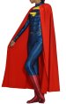 Superman Sub-Dye Spandex Lycra Costume with Rubber Chest Symbols