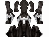 Symbiote S-guy Black Printed Spandex Lycra Costume