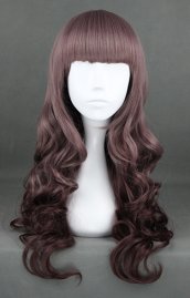 Taro And Brown Long Wig With Bang!