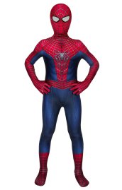 The Amazing Spider-Man 2 Printed Spandex Lycra Costume for Kid