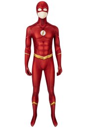 The Flash Season 5 Barry Allen Printed Spandex Lycra Costume