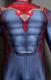 The Vision AOU Printed Spandex Lycra Costume No Hood with Cape