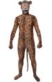 Tiger Printed Face Spandex Lycra Zentai Costume