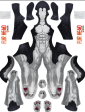 Toon Husky VER2 Pattern Printed Spnadex Lycra Costume