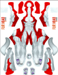 Toon Red Wolf V2 Printed Spandex Lycra Costume